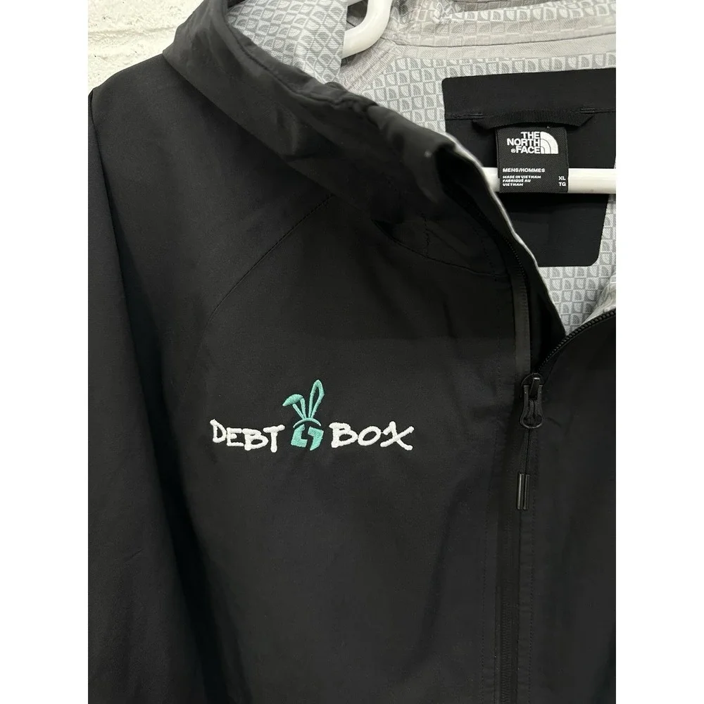 The North Face‎ Venture Dryvent Black Hooded Jacket / Men's XL / LOGO